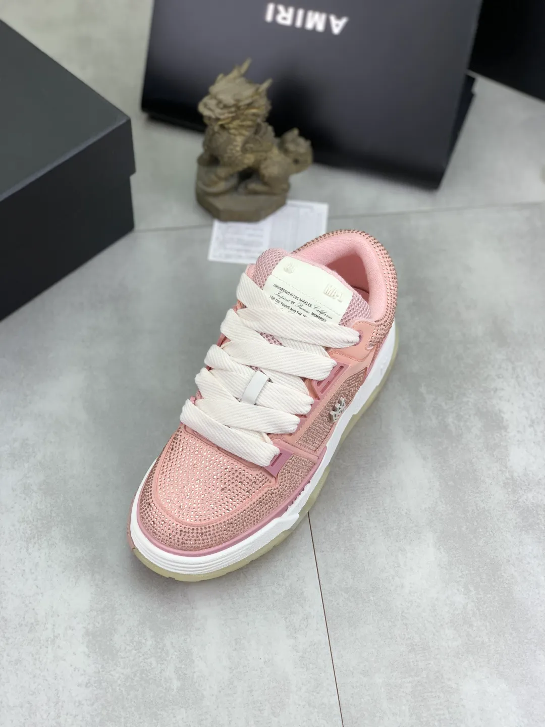Men's men's shoes 💰P760 New [Amiri] hot diamond series Amiri - high-end quality original order casual shoes for couples 🧑‍🤝‍🧑 - Upper: 🔝Nappa calfskin, suede cowhide, canvas body hot work - Lining: brand mesh canvas cloth - Outsole: ultra-light tpu·rubber; multi-color molded outsole -Ultra-high quality control and exquisite workmanship: highlighted (high-end, extravagance, and class) -Size: Female 35-40 (41 customized) Male 38-45 (46 customized)